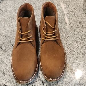 Tru Comfort Foam Insole Elegant Tan Chukka Boots for Men